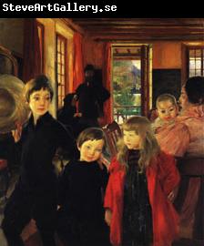 Albert Besnard A Family